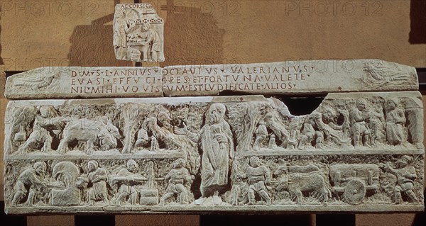 *SARCOFAGO DE ANNIO OCTAVIO CON TRABAJOS DEL PAN
VATICANO, MUSEO
VATICANO
This image is not downloadable. Contact us for the high res.