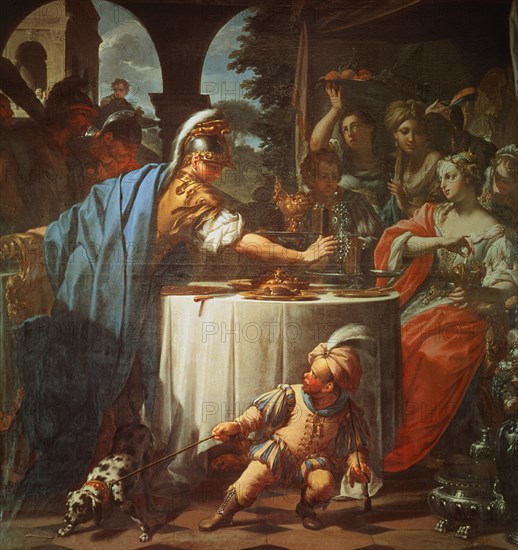 TREVISANI FRANCISCO
*FESTIN DE MARCO ANTONIO Y CLEOPATRA
ROMA, GALERIA SPADA
ITALIA