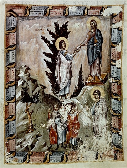 *CODICE PALATINO GRECO-MOISES EN EL MONTE SINAI
VATICANO, BIBLIOTECA
VATICANO