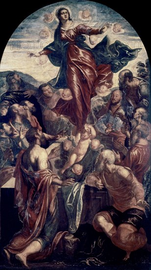 TINTORETTO J ROBUSTI 1518/94
*LA ASUNCION
VENECIA, ACADEMIA B ARTES
ITALIA

This image is not downloadable. Contact us for the high res.