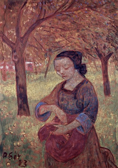 SERUSIER PAUL 1863/1927
*RECOLECCION DE LA MIEL
PARIS, COLECCION PARTICULAR
FRANCIA
