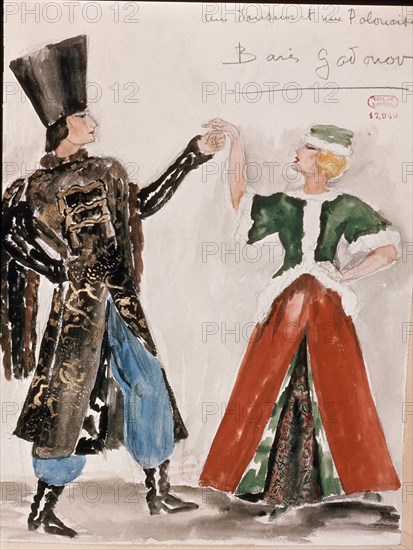 THOMAS
DIBUJO-DISEÑO PARA LA OPERA DE BORIS GODUNOV-PAREJA BAILANDO-S XIX
PARIS, MUSEO DE LA OPERA
FRANCIA
This image is not downloadable. Contact us for the high res.