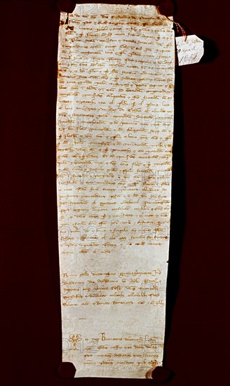 *ESCRITO DE LA UNION TOSCANA
SIENA, ARCHIVO DEL ESTADO
ITALIA