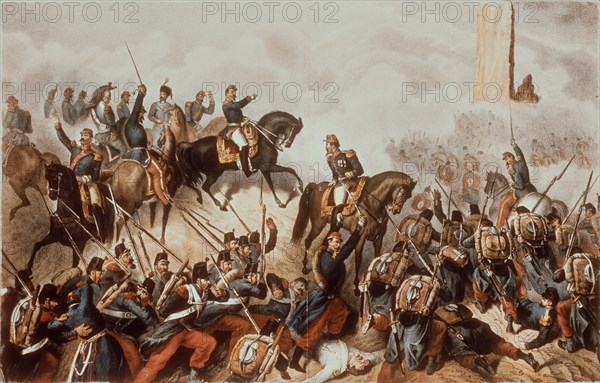 Napoelon III at the Battle of Solferino