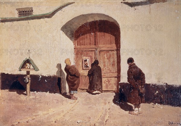 SERGHEJ INVANOV
*PUERTA DE LA CARCEL
MOSCU, GALERIA TRETJAKOV
RUSIA