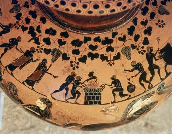 *MUSEO-SACRIFICIO DE DIONISIO(HYDRA JONICA DE ITALIA)
ROMA, VILLA JULIA
ITALIA