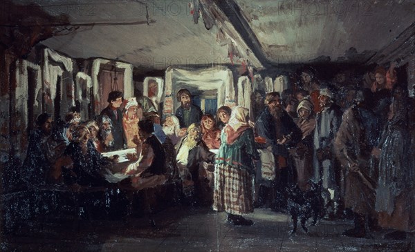 VASILIJ M
*VENIDA DE BRUJOS A MATRIMONIO ALDEANO
MOSCU, GALERIA TRETJAKOV
RUSIA