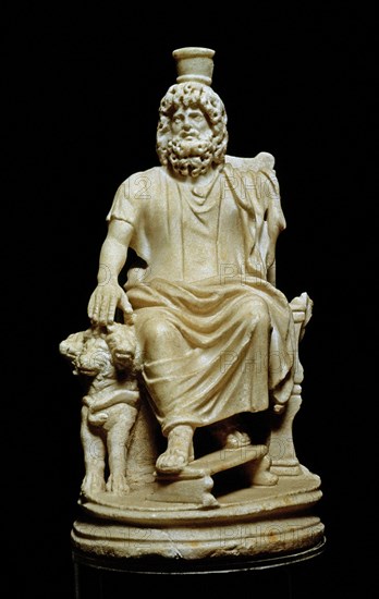 Serapis on the throne