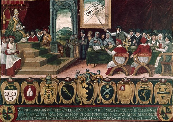 *GREGORIO XIII-REFORMA CALENDARIO 24/FEB/1582
SIENA, ARCHIVO DEL ESTADO
ITALIA
This image is not downloadable. Contact us for the high res.
