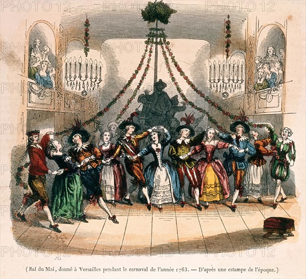 *MUSEO- BAILE DE MAYO DADO EN VERSALLES EN 1763
PARIS, MUSEO DE LA OPERA
FRANCIA