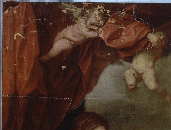 CANO ALONSO 1601/1667
STA ANA ENSEÑA A LEER A LA VIRGEN-DET ANGELOTES-CATA DE RESTAURACION(CONJ 83461)S XVII
MADRID, BANCO CENTRAL-HISPANO
MADRID