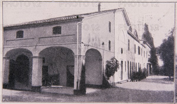 E.L'ILLUSTRAZIONE ITALIANA-LA VILLA DE SANTA AGATA-RESIDENCIA DE VERDI