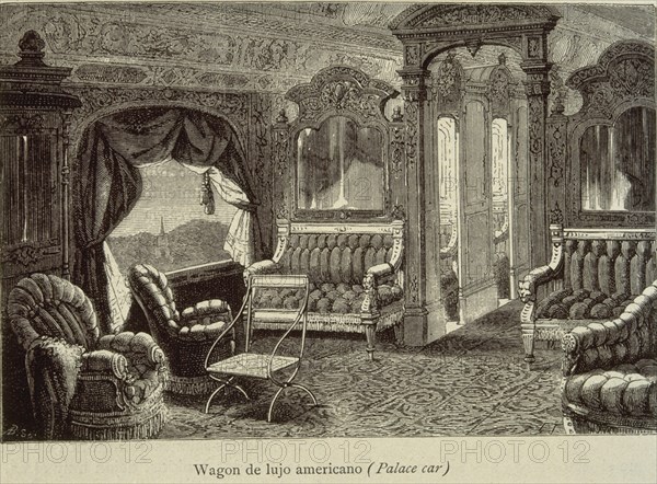 GRABADO-INTERIOR-VAGON DE LUJO DE TREN AMERICANO(PALACE CAR)
This image is not downloadable. Contact us for the high res.