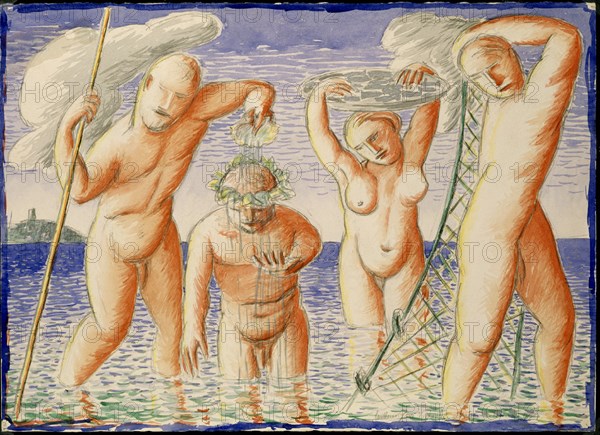 PEREZ VILLALTA GUILLERMO 1948-
"EL CRUCE"MEDITERRANEO(VII)-1984-50X70-ACUARELA Y LAPIZ/PAPE
MADRID, GALERIA SOLEDAD LORENZO
MADRID