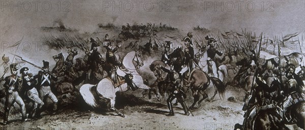 EJERCITO DE S BOLIVAR CONTRA LOS ESPAÑOLES-INDEP AMERICA SUR
This image is not downloadable. Contact us for the high res.