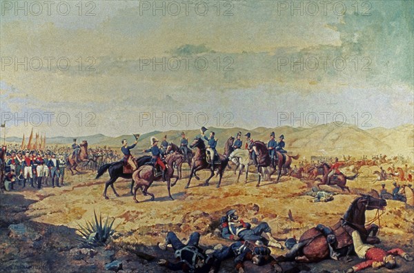 Herrera Toro, La bataille d'Ayacucho, 1824