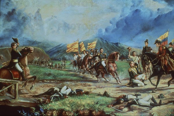 CAÑARETE J.W.
BATALLA DE BOYACA-7/8/1819
BOGOTA, MUSEO NACIONAL
COLOMBIA
