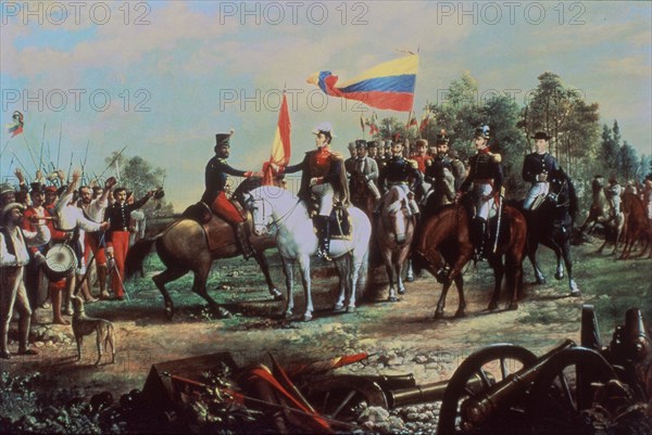 MICHELENA ARTURO
PRESENTACION DE LA BANDERA INVENCIBLE DE NUMANCIA-1883-
CARACAS, MUSEO BOLIVIANO
VENEZUELA