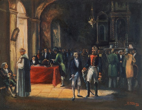 KITTERER
FIRMA DEL ACTA DE INDEPENDENCIA
ASUNCION, MUSEO BELLAS ARTES
PARAGUAY