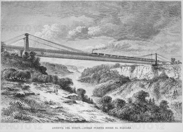 FERROCARRIL ENTRE CANADA Y NIAGARA-(AMERICA DEL NORTE)
This image is not downloadable. Contact us for the high res.