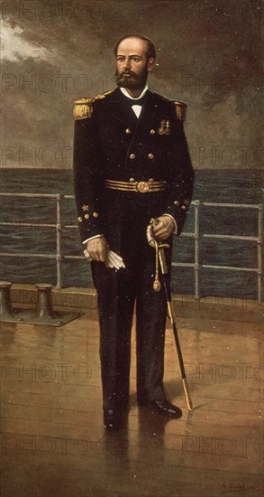 ARTURO PRAT CHACON-COMANDANTE DE CORBETA"ESMERALDA"CHILENO
This image is not downloadable. Contact us for the high res.