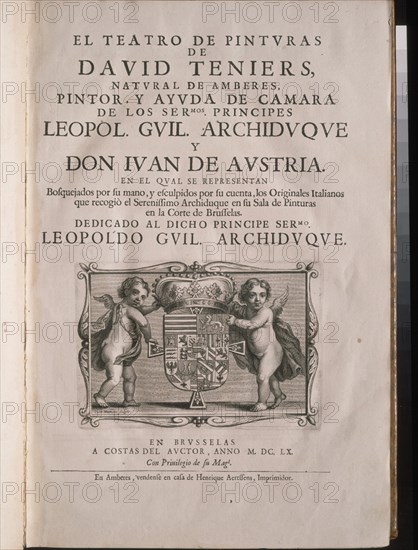 TENIERS II DAVID EL JOVEN 1610/90
PORTADA DEL THEARUM PICTORIUM EN ESPAÑOL-1ªEDICION 1660
Madrid, Lazaro Galdiano museum