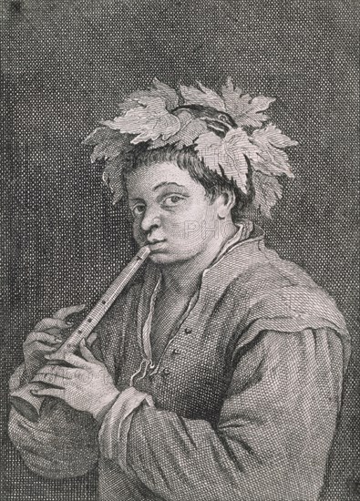 TROYEN J
THEATRUM PICTORIUM 1660-JOVEN CON FLAUTA-GRABADO SEGUN BASSANO
Madrid, musée Lazaro Galdiano