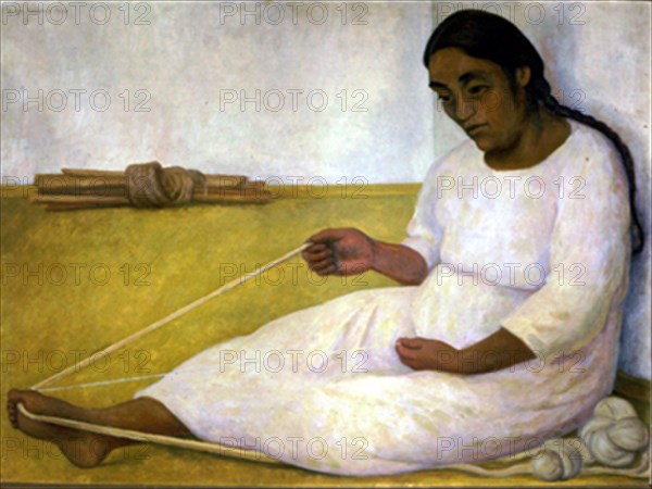 RIVERA DIEGO 1886/1957
I-INDIA TEJIENDO 1936
MEXICO DF, MUSEO DE ARTE MODERNO
MEXICO