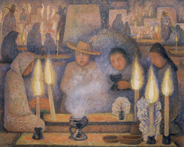 RIVERA DIEGO 1886/1957
EL VELORIO O DIA DE LOS MUERTOS - 1944
MEXICO DF, MUSEO DE ARTE MODERNO
MEXICO