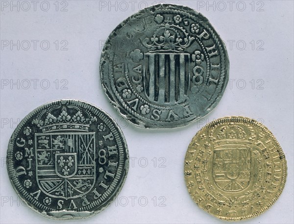 MONEDAS FELIPE V-REVERSO-IZQ-REAL DE A 8-CENTR-REAL DE A 8-DCH 8 ESCUDOS
MADRID, CASA DE LA MONEDA
MADRID