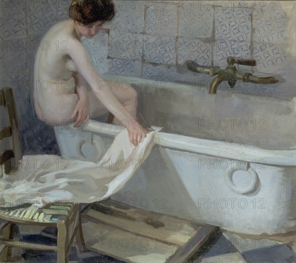 Ortiz Echagüe, Modèle à la baignoire