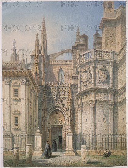 EIBNER F
PUERTA ORIENTAL DE LA CATEDRAL DE SEVILLA-1864-
MADRID, PALACIO REAL-PINTURA
MADRID