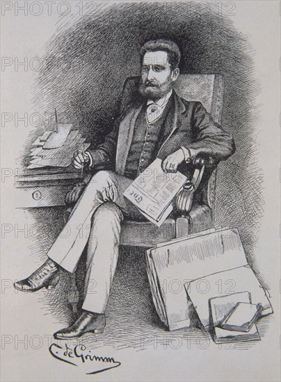 GRIMM
JOSEPH PULITZER DEL NEW YORK WORLD

This image is not downloadable. Contact us for the high res.