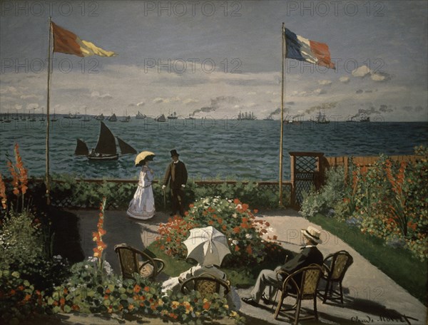 Monet, Terrasse à Sainte-Adresse