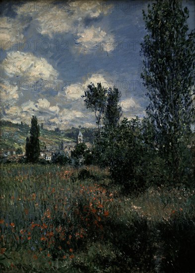 Monet, View over Vetheuil