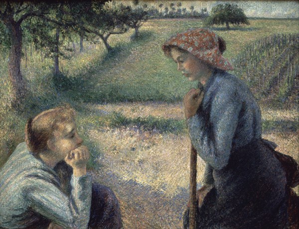 PISSARRO CAMILLE 1830/1903
(DESCANSO EN EL TRABAJO DEL CAMPO)
NUEVA YORK, MUSEO METROPOLITANO
EEUU