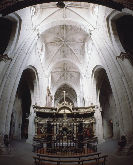 INTERIOR-RETABLO HISPANO FLAMENCO DEL S XV
STO DOMINGO CALZADA, CATEDRAL
RIOJA