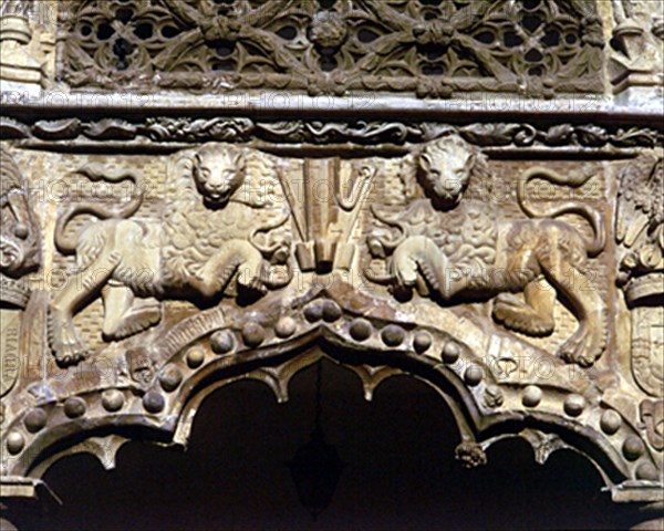 GUAS JUAN ?/1496
PATIO DE LOS LEONES -DECORACION GOTICA EN LOS ARCOS DEL PISO INFERIOR
GUADALAJARA, PALACIO DEL INFANTADO
GUADALAJARA
This image is not downloadable. Contact us for the high res.