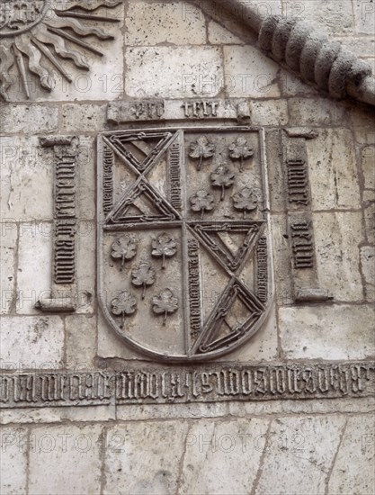 EXTERIOR-PORTADA-DET BLASON DE LOS CONDESTABLES-S XV-
BURGOS, CASA DEL CORDON
BURGOS