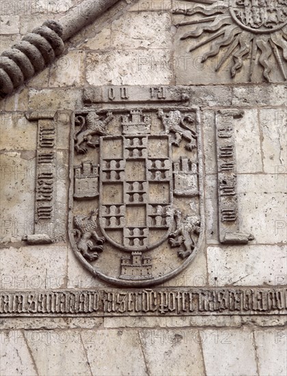 EXTERIOR-PORTADA-DET BLASON DE LOS CONDESTABLES-S XV-
BURGOS, CASA DEL CORDON
BURGOS