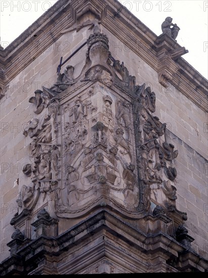 EXTERIOR-DET DEL ESCUDO DEL MARQUES DE LA CONQUISTA-
TRUJILLO, PALACIO DEL MARQUES DE CONQUISTA
CACERES

This image is not downloadable. Contact us for the high res.