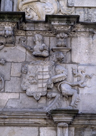 PORTADA-1er CUERPO-EFIGIE DE VICTORIA ESQUIBEL Y LEON CON BLASON
VITORIA, PALACIO DE ESCORIAZA-ESQUIVEL
ALAVA