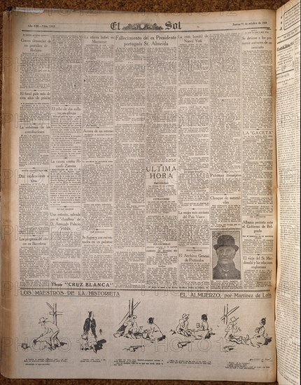 PERIODICO EL SOL-PAGINA SOBRE NOTICIAS VARIAS-1929
MADRID, HEMEROTECA MUNICIPAL
MADRID