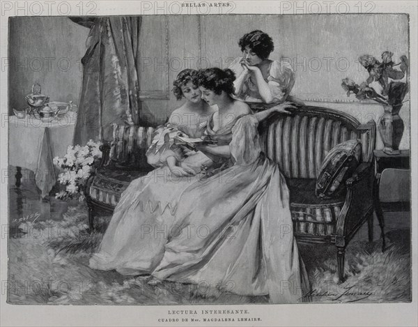 LEMAIRE MAGDALENA
ILUST ESP/AMER-1896-LECTURA INTRERESANTE-GRABADO
This image is not downloadable. Contact us for the high res.