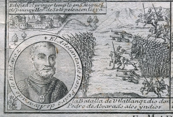 GRAB-PEDRO ALVARADO-CONQUISTADOR EN BATALLA"UTLATALNGA"1726

This image is not downloadable. Contact us for the high res.