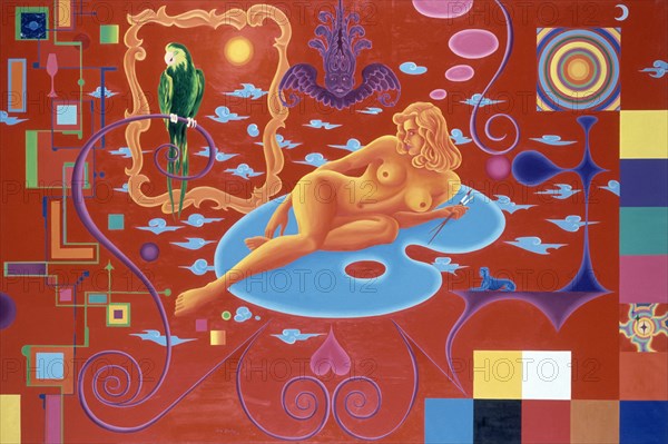 DIS BERLIN/MARIANO CARRERA BLAZQUEZ
LA MUSA-130X195-OLEO/LIENZO
CORUÑA, COLECCION UNION FENOSA
CORUÑA