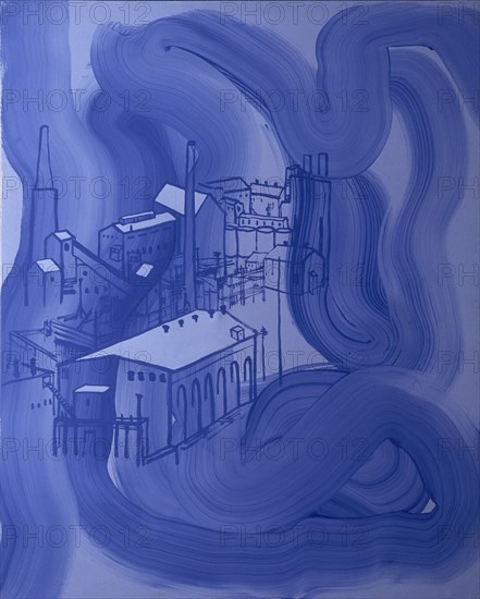 DELGADO CESAR
HUMO-162X130-ACRILICO/TELA
CORUÑA, COLECCION UNION FENOSA
CORUÑA