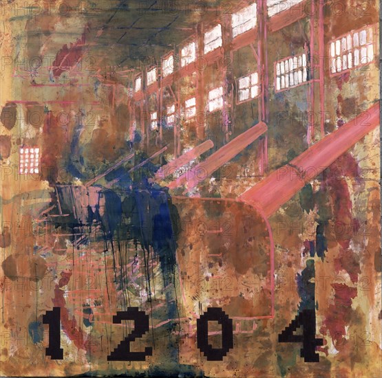 VAZQUEZ XESUS 1946
T/:1204- Año1993- MEDIDAS 250x200 - MIXTA/TELA-
CORUÑA, COLECCION UNION FENOSA
CORUÑA