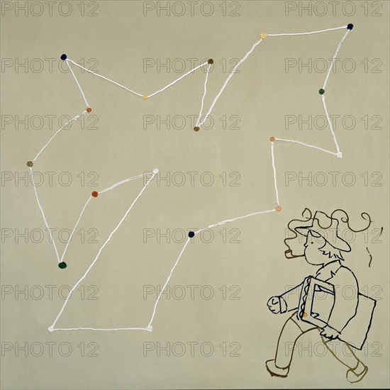 PELAYO ORTEGA J
NIÑO PINTOR-1992-200X200-ACRILICO/OLEO/TELA
CORUÑA, COLECCION UNION FENOSA
CORUÑA