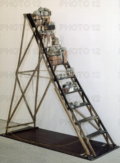 Broodthaers, Ladder of Bricks